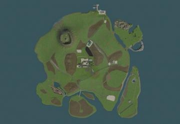 Карта «Volcano Island»версия 1.1.0.0 для Farming Simulator 2022