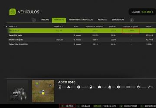 Purchase of rented equipmentверсия 1.0.2.0 для Farming Simulator 2025