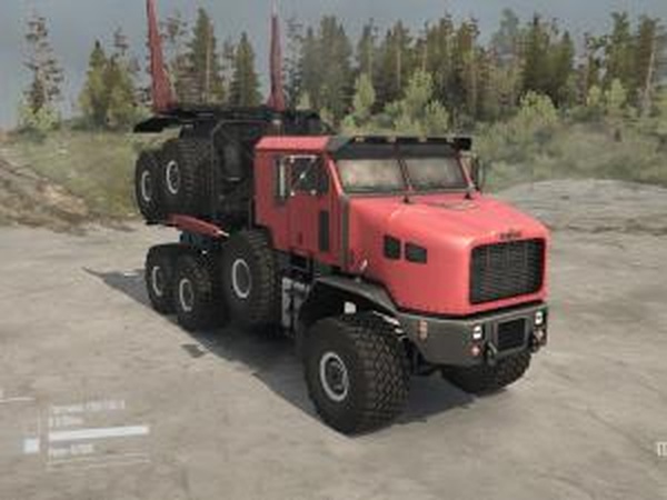 Oshkosh M1070 HET Redверсия 1.0 для Spintires: MudRunner (v07.11.17)