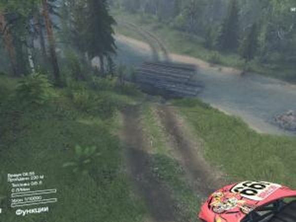 Карта Planz Trail Mapверсия 1.0 для SpinTires (v25.12.15)