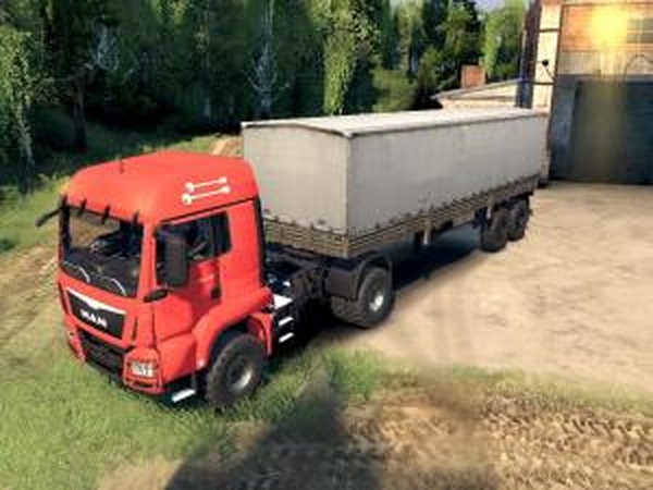 MAN TGS 18.440 4х4версия 1.0 для SpinTires (v25.12.15c)