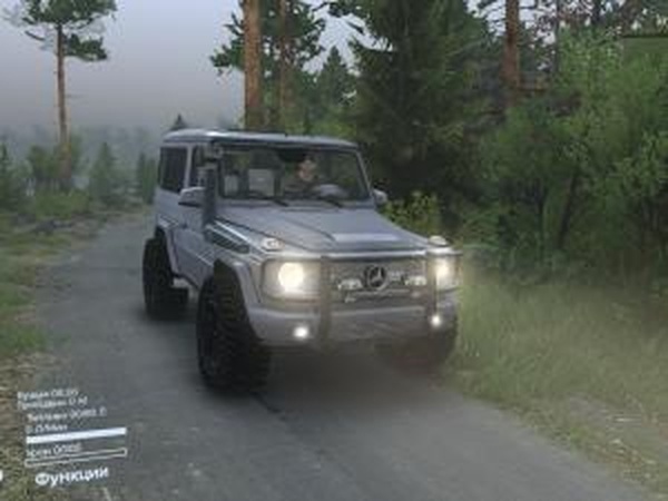 Mercedes Benz G320 CDiверсия от 17.02.16 для SpinTires (v25.12.15)