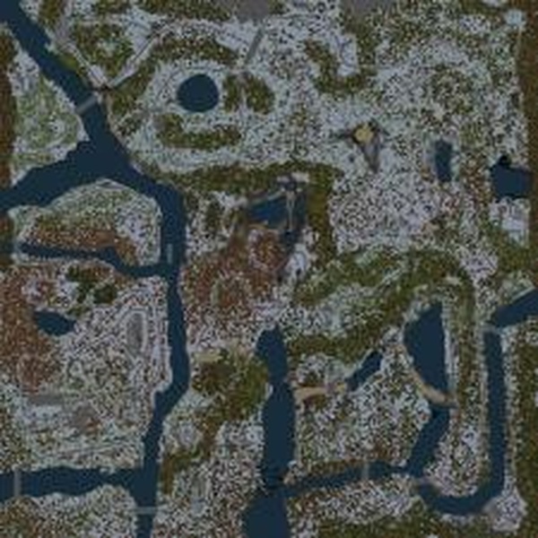 Карта «Зима»версия 1.5 для SpinTires (v25.12.15)