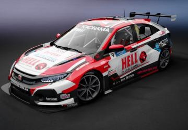 Honda Civic WTCR 2019версия 1.5 для Assetto Corsa