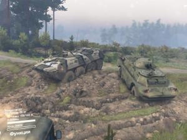 БТР-80 и БРДМ-2версия 07.02.16 для SpinTires (v25.12.15)