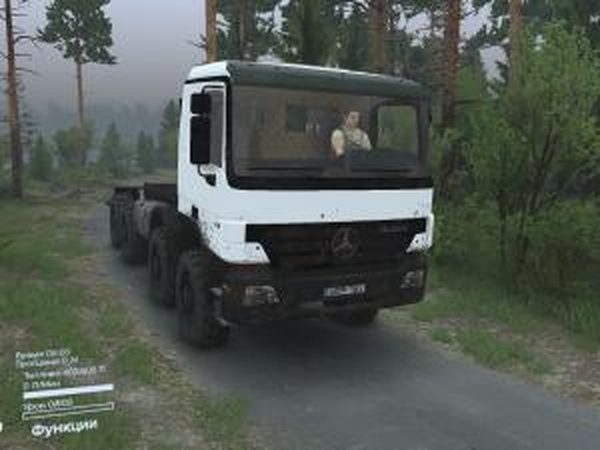 Mercedes-Benz Actrosверсия 1.0 для SpinTires (v25.12.15)