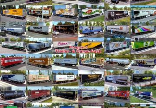 Trailers and Cargo Packверсия 5.5 для Euro Truck Simulator 2 (v1.35.x)