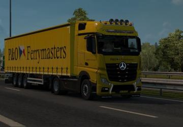 Скин «P&O Ferrymasters» для своего прицепаv1.0 для Euro Truck Simulator 2 (v1.32.x, - 1.35.x)