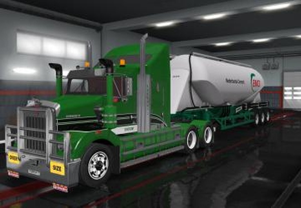 Kenworth T408версия 2.2 для Euro Truck Simulator 2 (v1.35.x, 1.36.x)