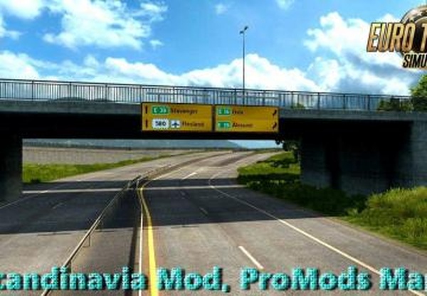 Scandinavia(addon) для ProModsверсия 0.4.2 для Euro Truck Simulator 2 (v1.35.x)
