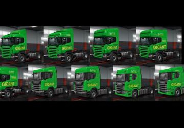 Скин «ГРУЗОВИЧКОФФ» MEGAPACKверсия 1.0 для Euro Truck Simulator 2 (v1.35.x)