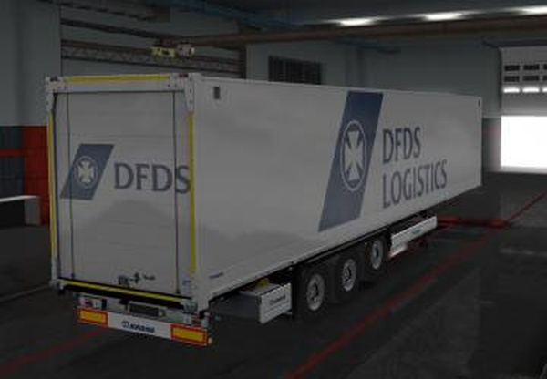Cкин DFDS для прицепов Kroneверсия 0.1 для Euro Truck Simulator 2 (v1.35.x)