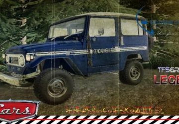 Toyota FJ40 Gendarmerieверсия 1.3 для Farming Simulator 2019