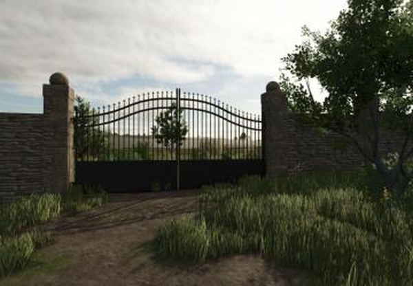 Fence Wall And Gateверсия 1.0.0.0 для Farming Simulator 2025