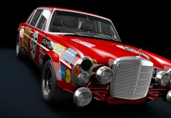 AMG 300 SEL 6.8 ’Rote Sau’версия 1.0 для Assetto Corsa