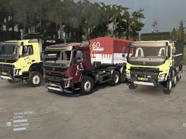 Volvo PAKверсия 1.0 для Spintires: MudRunner (v07.11.17)