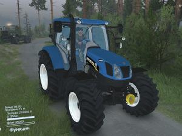 New Holland T6.160версия 1.0 для SpinTires (v25.12.15)