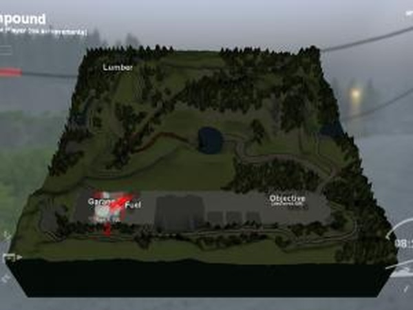 Карта «Compound»версия 1.0 для SpinTires (v25.12.15)