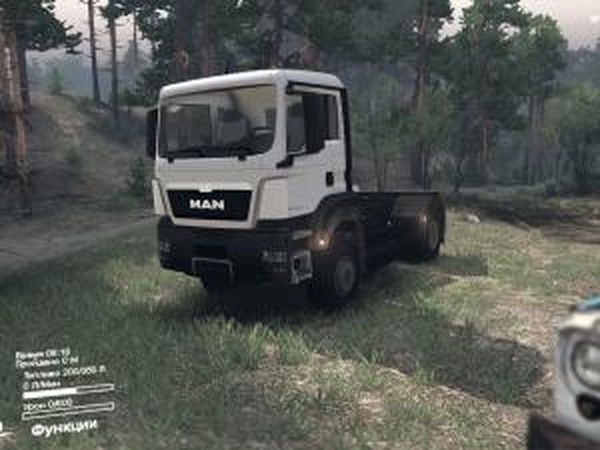 MAN TGS Little Flatbedверсия 1 для SpinTires (v13.04.15)