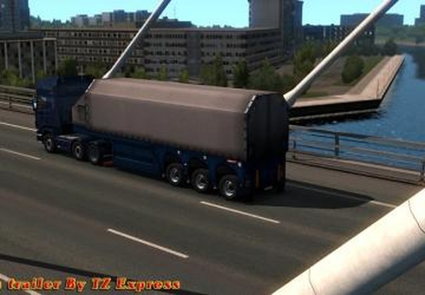 Glass trailerверсия 1.0 для Euro Truck Simulator 2 (v1.35.x, 1.36.x)