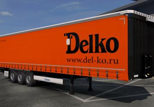 Пак скинов компании «Делко»версия 1.0 для Euro Truck Simulator 2 (v1.35.x)