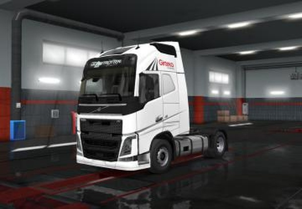 Скин «Girteka» на Volvo FH12 GlobetrotterXLv1.0 для Euro Truck Simulator 2 (v1.35.x)