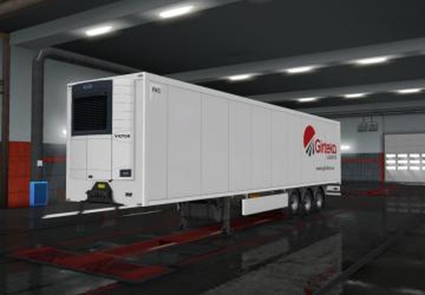 Скин на прицеп «Girteka»версия 1.0 для Euro Truck Simulator 2 (v1.35.x)