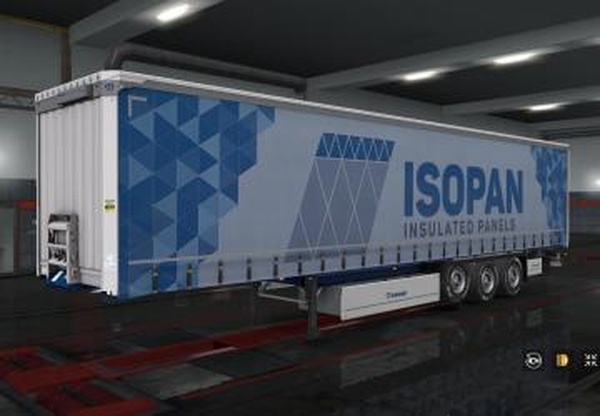 Скин «Isopan» для своего прицепа Kroneверсия 1.0 для Euro Truck Simulator 2 (v1.32.x, - 1.35.x)