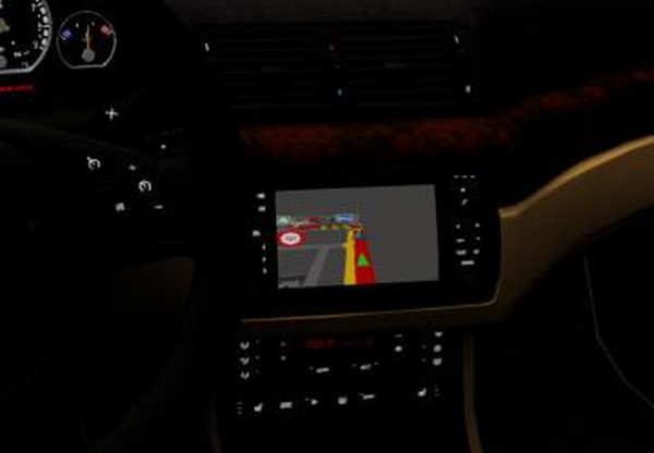 Gray Background for GPS Navigatorверсия 1.0 для Euro Truck Simulator 2 (v1.35.x)