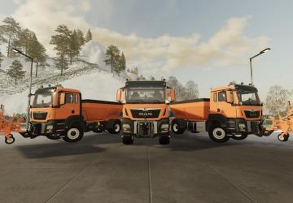 MAN TGS Winter Serviceверсия 1.0.1.0 для Farming Simulator 2019 (v1.5.x)