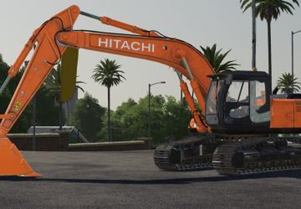 Hitachi ZX290LCверсия 1.0.1.0 для Farming Simulator 2019 (v1.5.x)