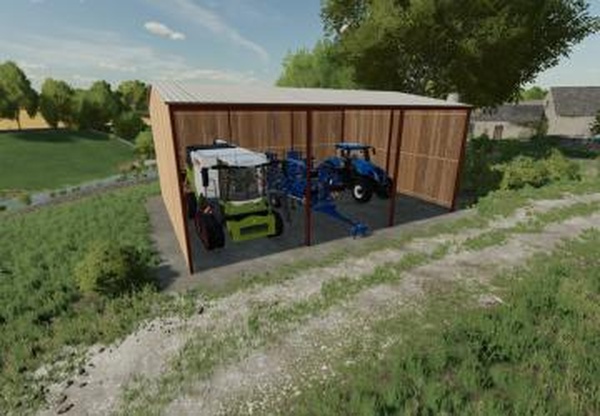 UK Style Vehicle Shedверсия 1.0.0.0 для Farming Simulator 2022