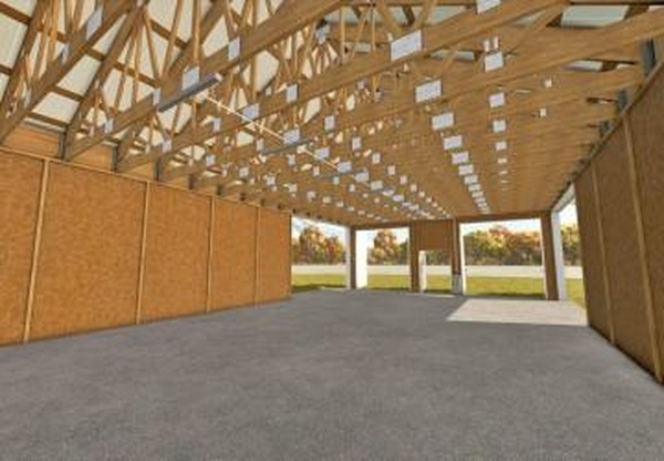 Small American Metal Hallверсия 1.0.0.0 для Farming Simulator 2025