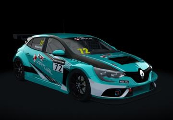 Renault Megane RS TCRверсия 0.9 для Assetto Corsa