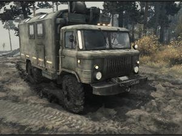 Оригинальная модель Газ-66для Spintires: MudRunner (v07.11.17)