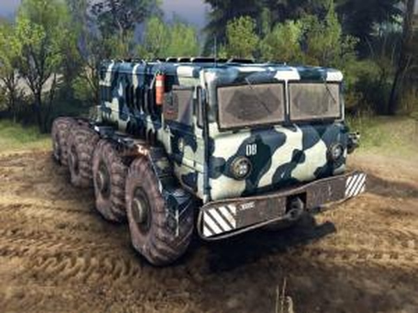 Маз-535 камуфляжверсия 2014 для SpinTires