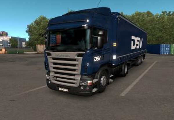 Скин DSV для Scania R от RJLверсия 1.0 для Euro Truck Simulator 2 (v1.35.x)