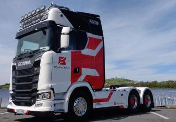 Скин «BALLYTRAIN» для «Scania S Next Gen»v1.0 для Euro Truck Simulator 2 (v1.35.x)