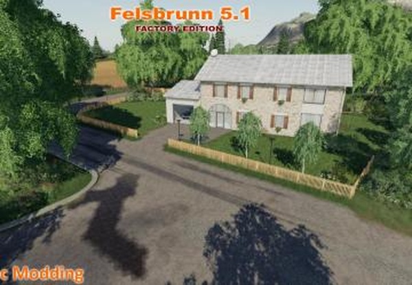 Карта «Felsbrunn Factory Edition»версия 5.1 для Farming Simulator 2019 (v1.5.x)