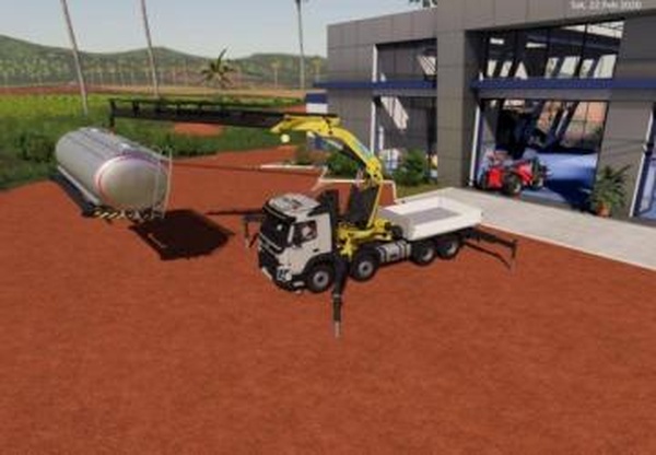 Volvo FMX Craneверсия 0.2 для Farming Simulator 2019