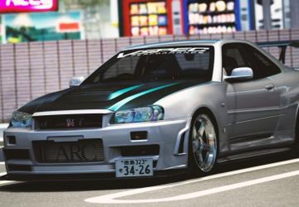 Nissan Skyline GT-R R34 V-SPEC Performancev2.1 для Assetto Corsa