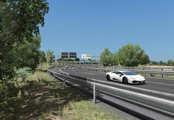 Clear Sky Weather mod NO HDRверсия 1.1 для Euro Truck Simulator 2 (v1.35.x)