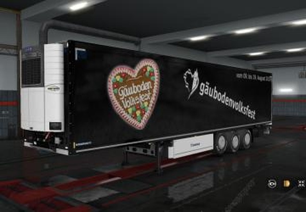Скин «Volksfest Gaubodenfest 2019» для своего прицепа Kronev1.0 для Euro Truck Simulator 2 (v1.32.x, - 1.35.x)