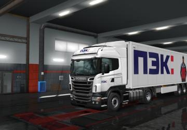 Скин пак компании «ПЭК»версия 1.0 для Euro Truck Simulator 2 (v1.34.x, 1.35.x)