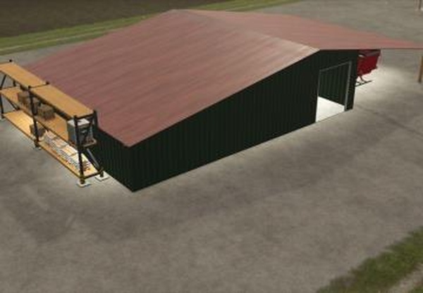 Machineshed With Canopy Roofверсия 1.0.0.0 для Farming Simulator 2025