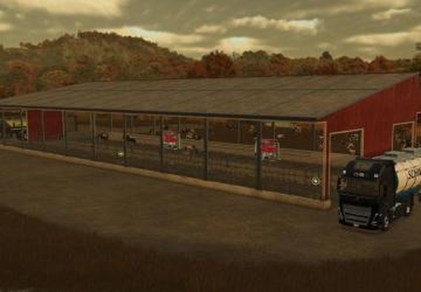 US Cow Barn With Milkверсия 1.0.0.0 для Farming Simulator 2025