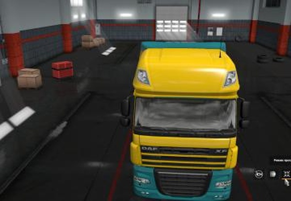 Скин dark green для DAF XF 105версия 1.0 для Euro Truck Simulator 2 (v1.32.x, - 1.35.x)