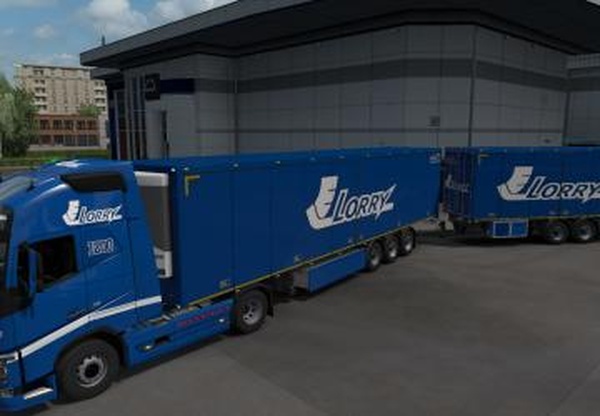 Скин ТК LORRY для Volvo FH16 2012 и своего прицепаv2.0 для Euro Truck Simulator 2 (v1.34.x, 1.35.x)