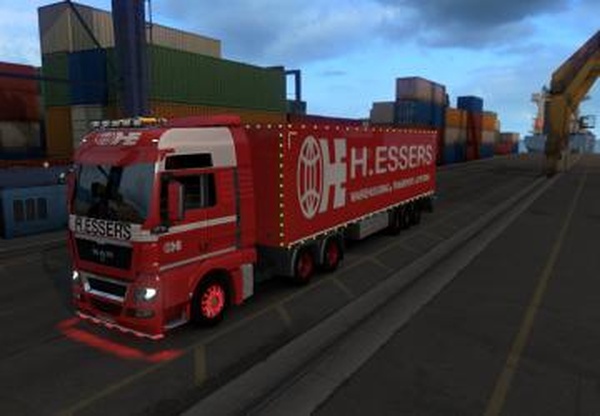 Скин H.essers для MAN TGXверсия 1.0 для Euro Truck Simulator 2 (v1.35.x)
