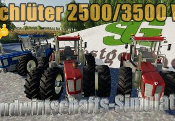 Schluter 2500/3500 VLверсия 2.2.0.0 для Farming Simulator 2019 (v1.5.x)